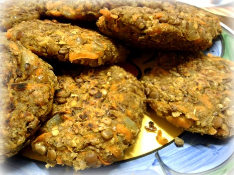 Look and texture of the cooked patties